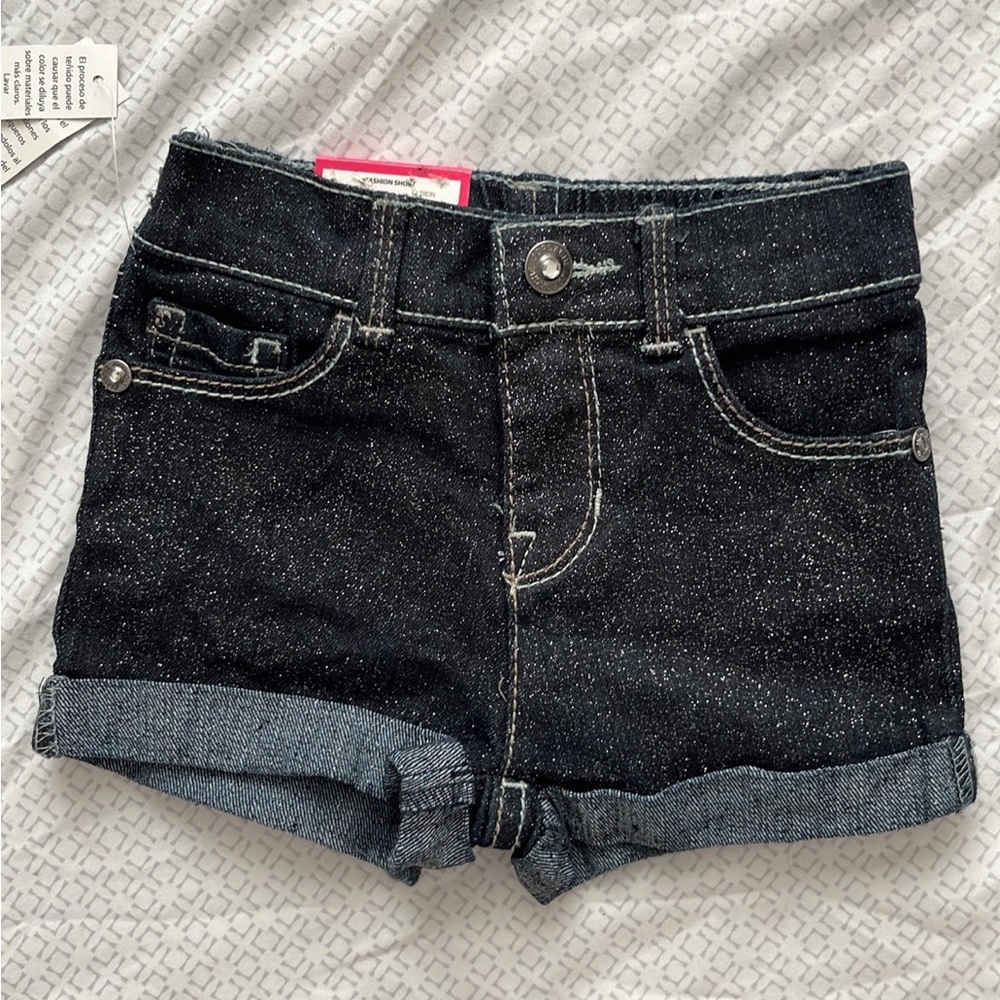 Baby gliterry short jean (12-18 mos)